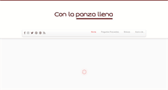 Desktop Screenshot of conlapanzallena.com